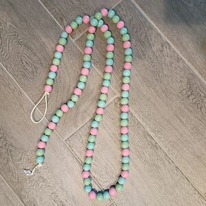 Pastel Beaded Garland 2 Piece 5ft 5inch Each